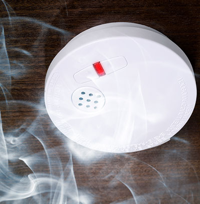 A smoke detector